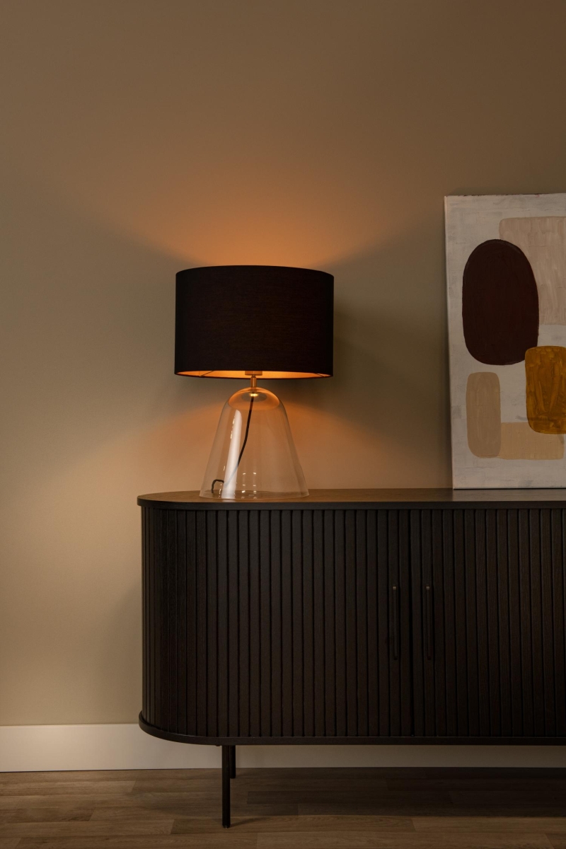 Lucide CAMPANA - Stolná lampa - 1xE27 - Transparent